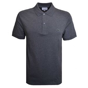 Men's Lacoste Paris Polo Shirt Regular Fit Stretch Cotton Piqué